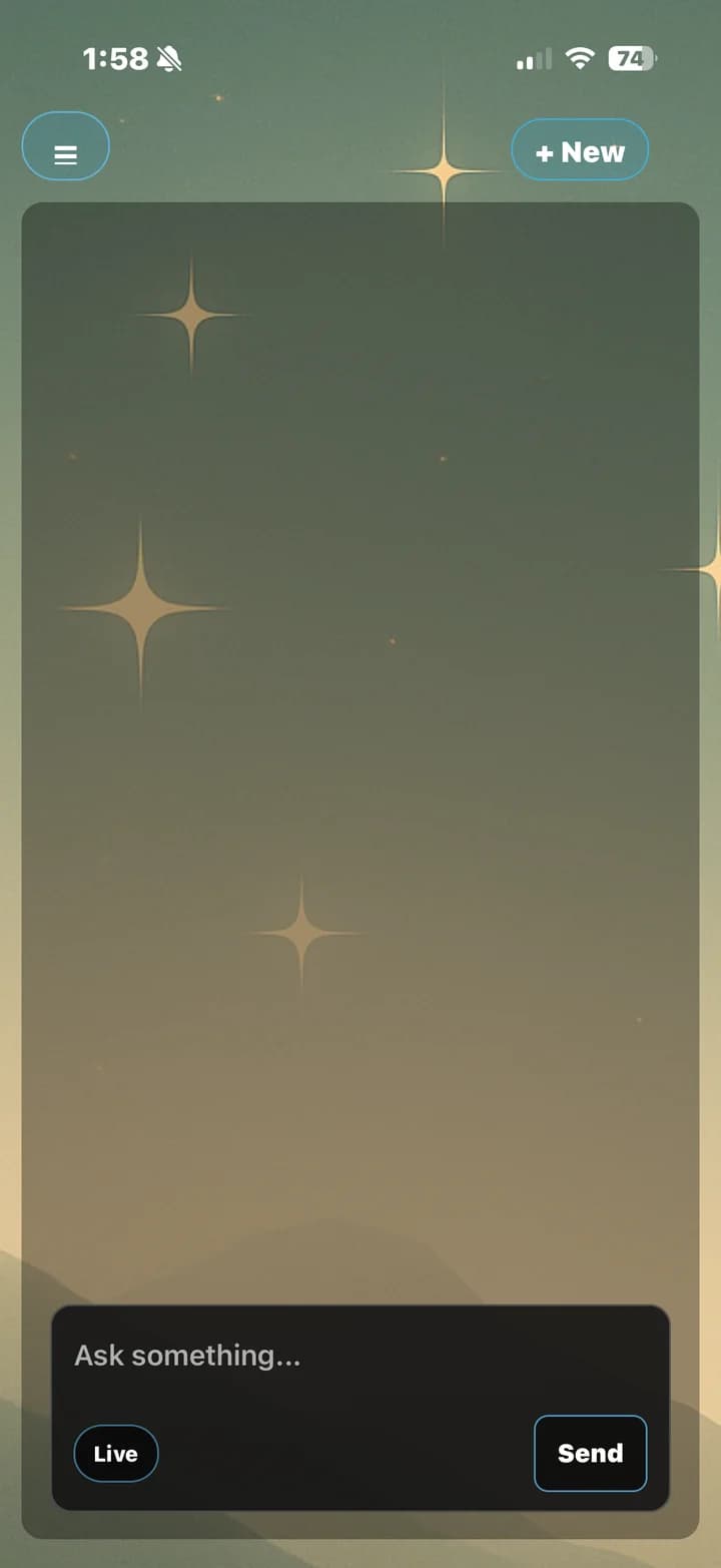 My Liahona — clean ask-anything home screen